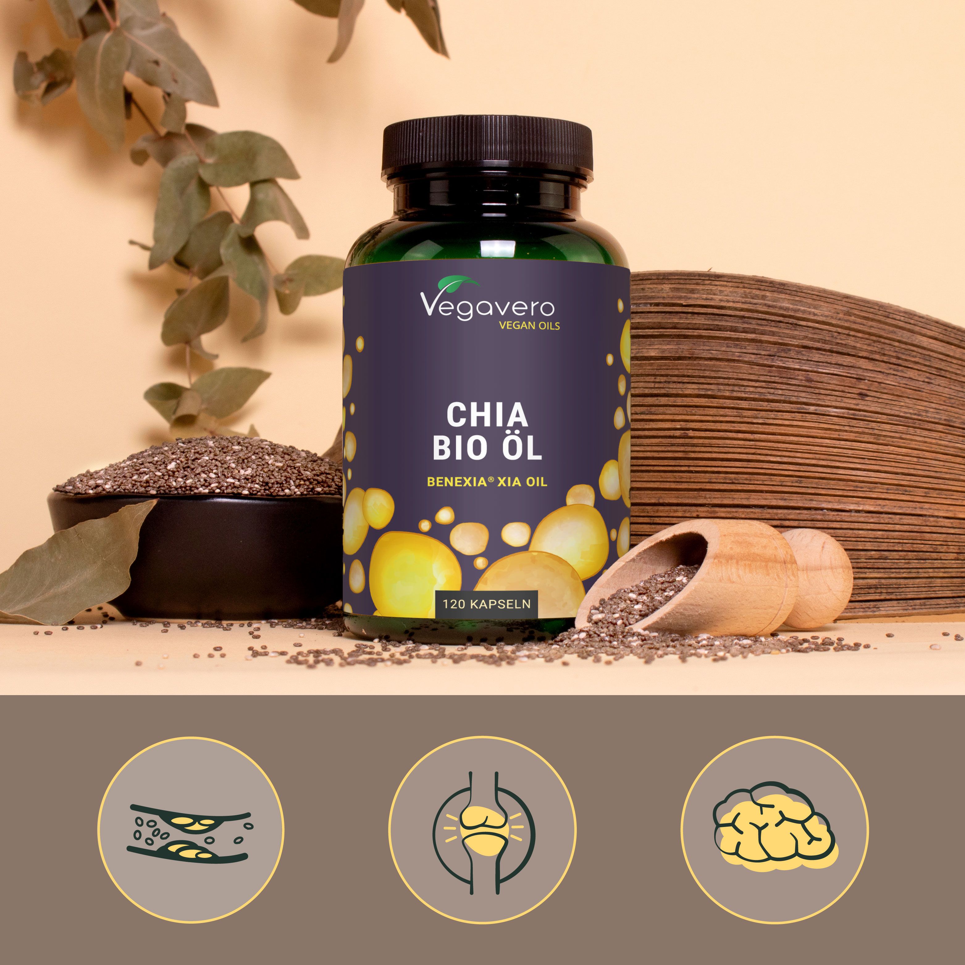 VEGAVERO Olio di Semi di Chia