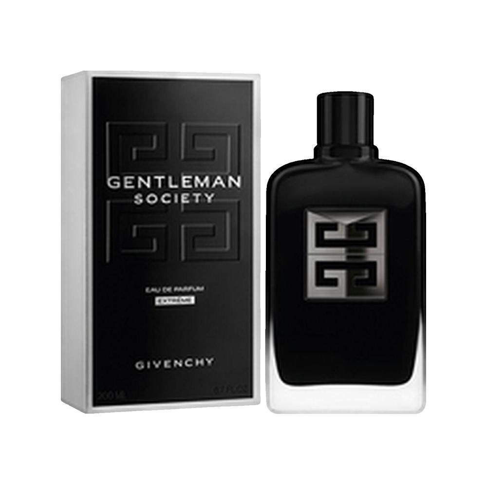 Flacone e confezione Givenchy Gentleman Society Extreme Eau de Parfum 200 ml.