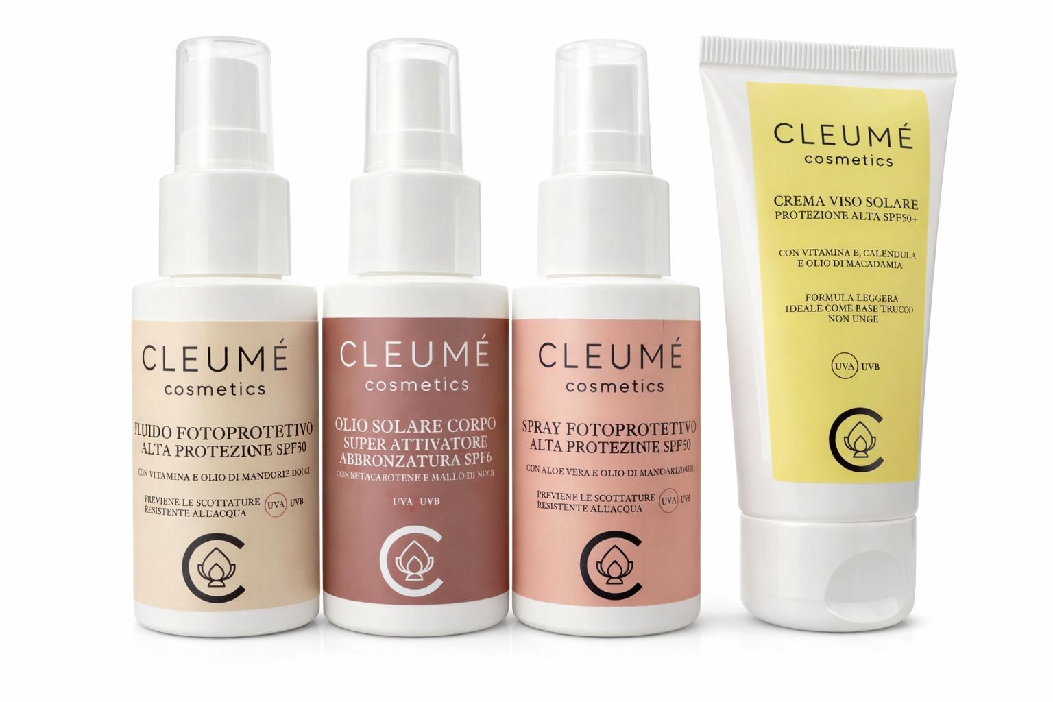 CLEUMÉ COSMETICS Crema Viso Solare Protezione Alta SPF 50+ Travel Size