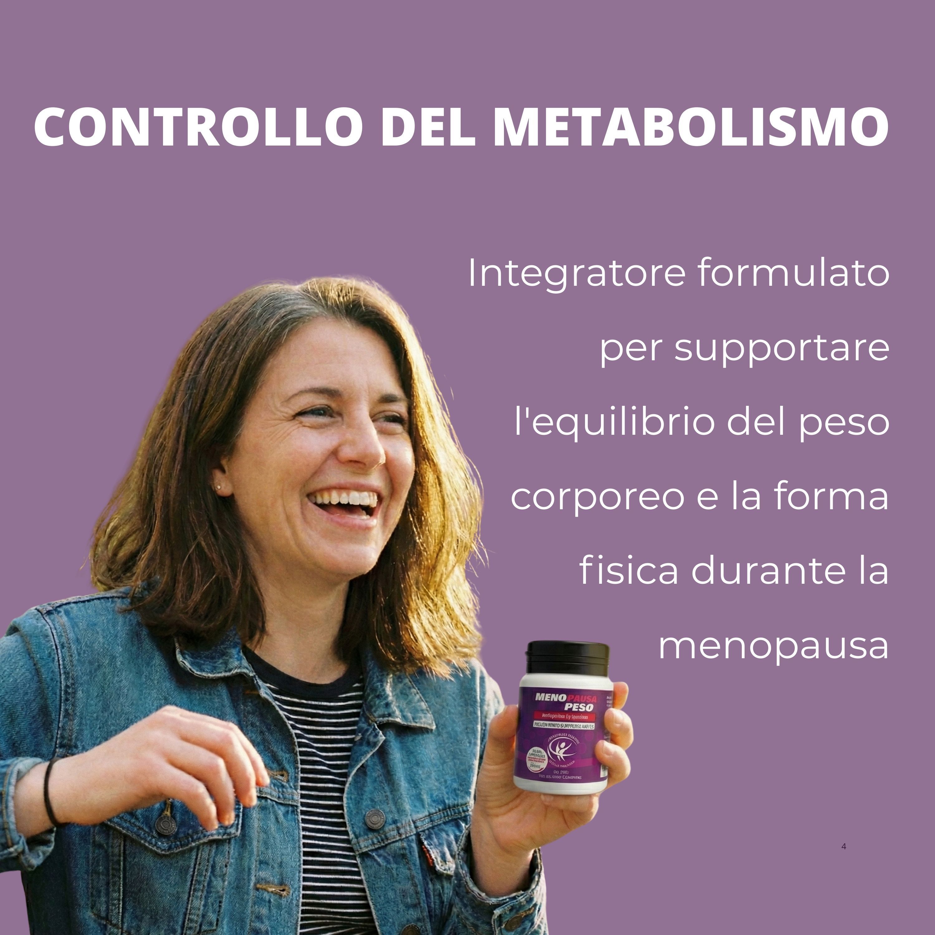 Aloha Labs Menopausa Peso – Integratore per l'Equilibrio del Peso e i Disturbi della Menopausa
