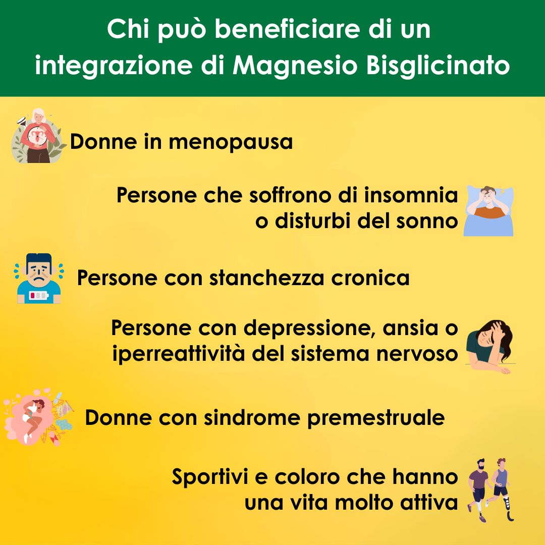 PHARMA INTEGRATORI Integratore Magnesio Bisglicinato con vitamina B6, vitamina B1, vitamina B5