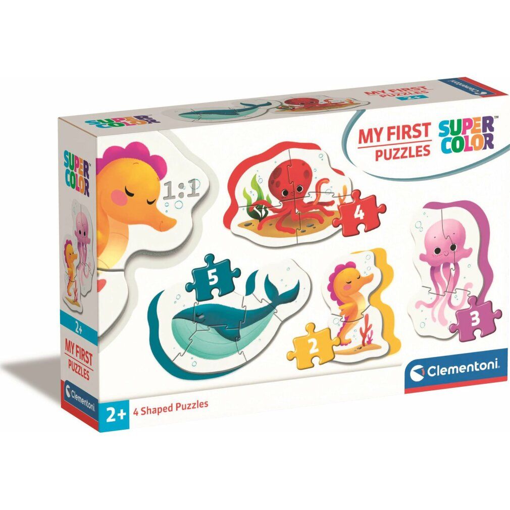 4 puzzle in 1 - Il mio primo puzzle: Vita marina