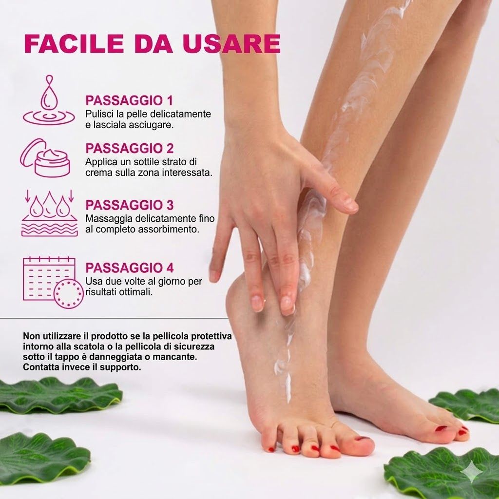 ENVISHA crema all’urea 42% per i piedi