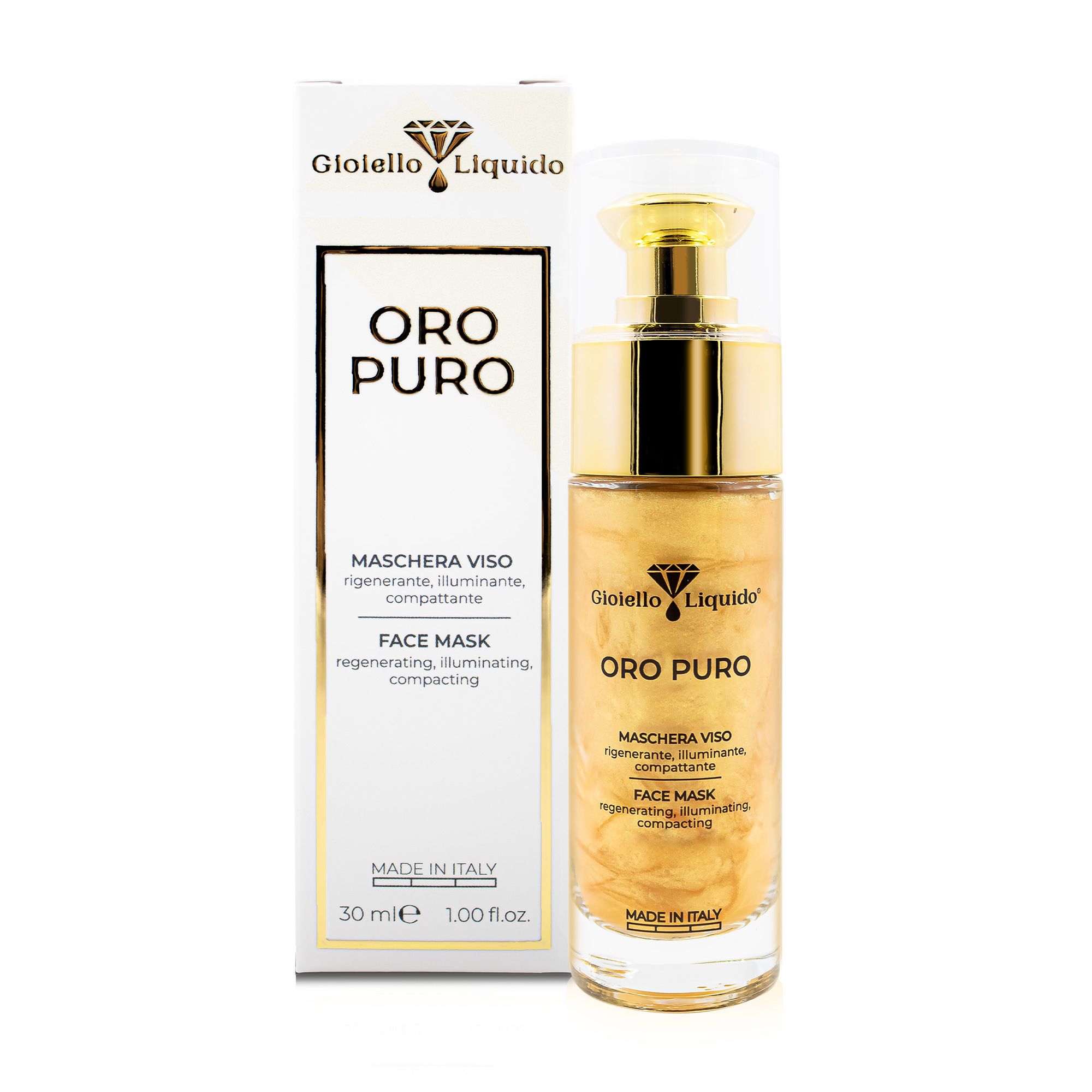 Gioiello Liquido Maschera Viso "Oro Puro"