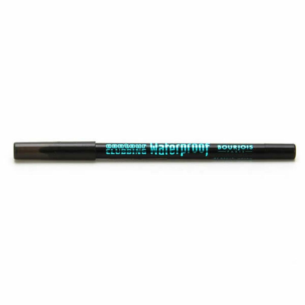 Matita occhi nera, orizzontale. Scritta 'Waterproof' e 'Bourjois Paris'.