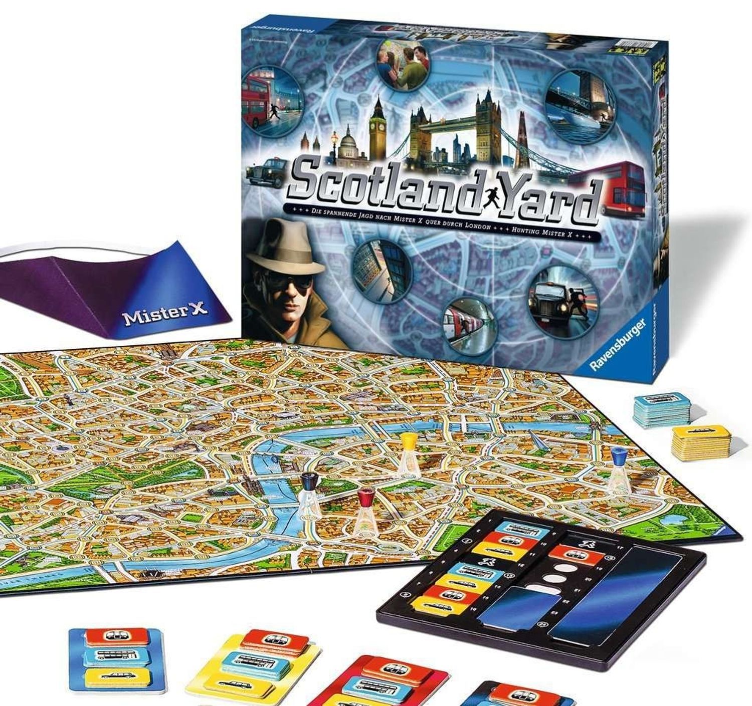 Ravensburger Scotland Yard, gioco da tavolo (Gioco dell'anno 1983)