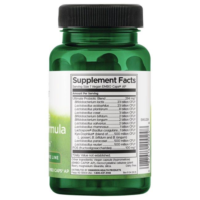SWANSON Ultimate Probiotic Formula 66,5 miliardi UFC