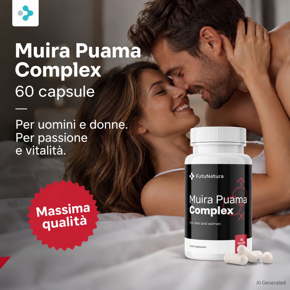 FutuNatura Muira Puama Complex con Maca, Damiana e Zinco