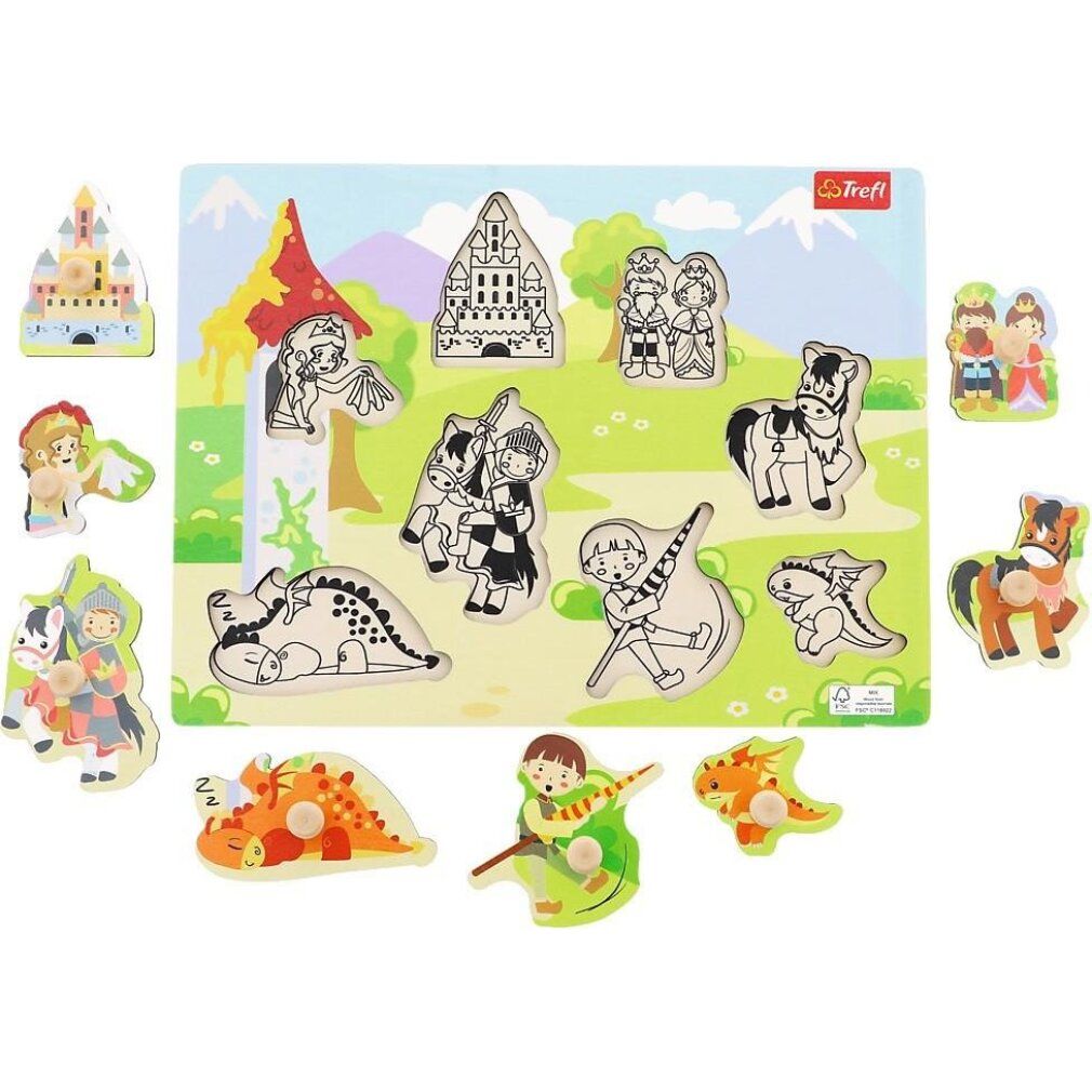 Puzzle in legno trefl Il castello del cavaliere