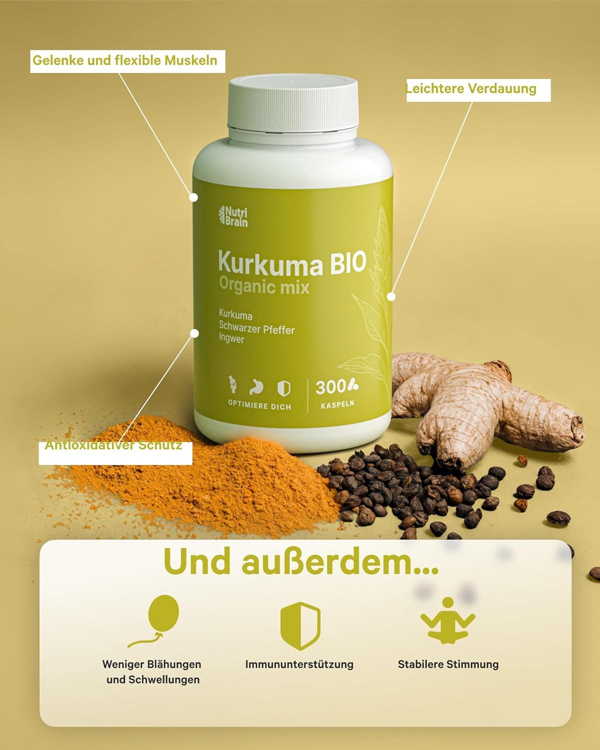 NUTRIBRAIN Curcuma Capsula
