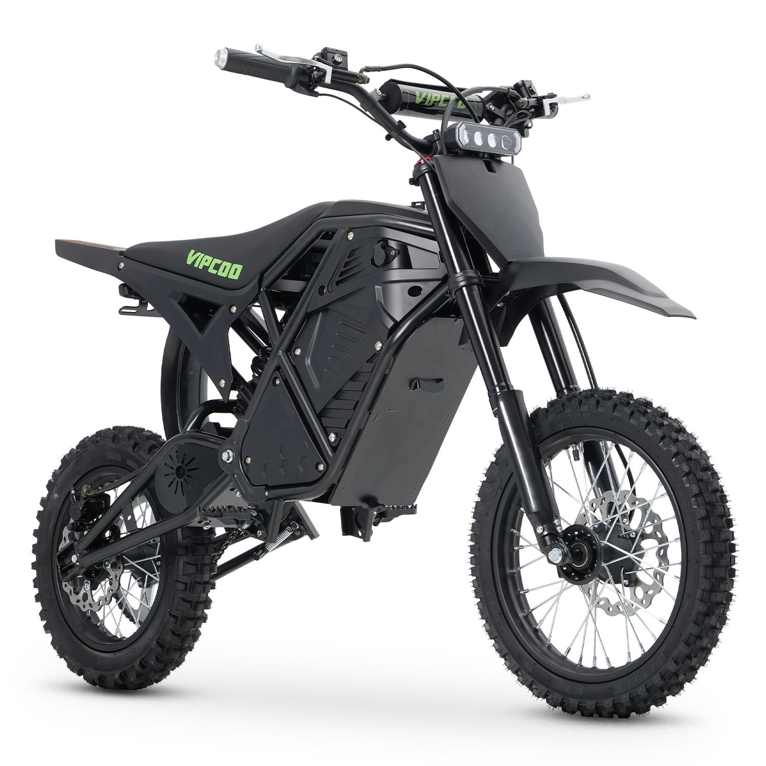 VIPCOO H3 Bicicletta elettrica da cross, 48V 23Ah, pneumatici da fuoristrada da 14"/12"