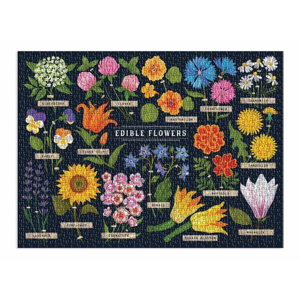 galison Puzzle Fiori commestibili 1000 pezzi
