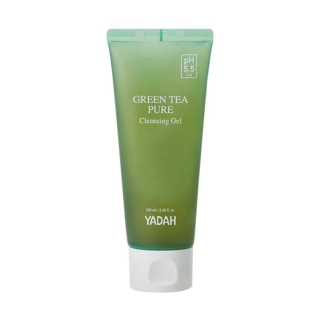 YADAH Green Tea Pure Cleansing Gel – Gel detergente delicato con estratto lenitivo di tè verde