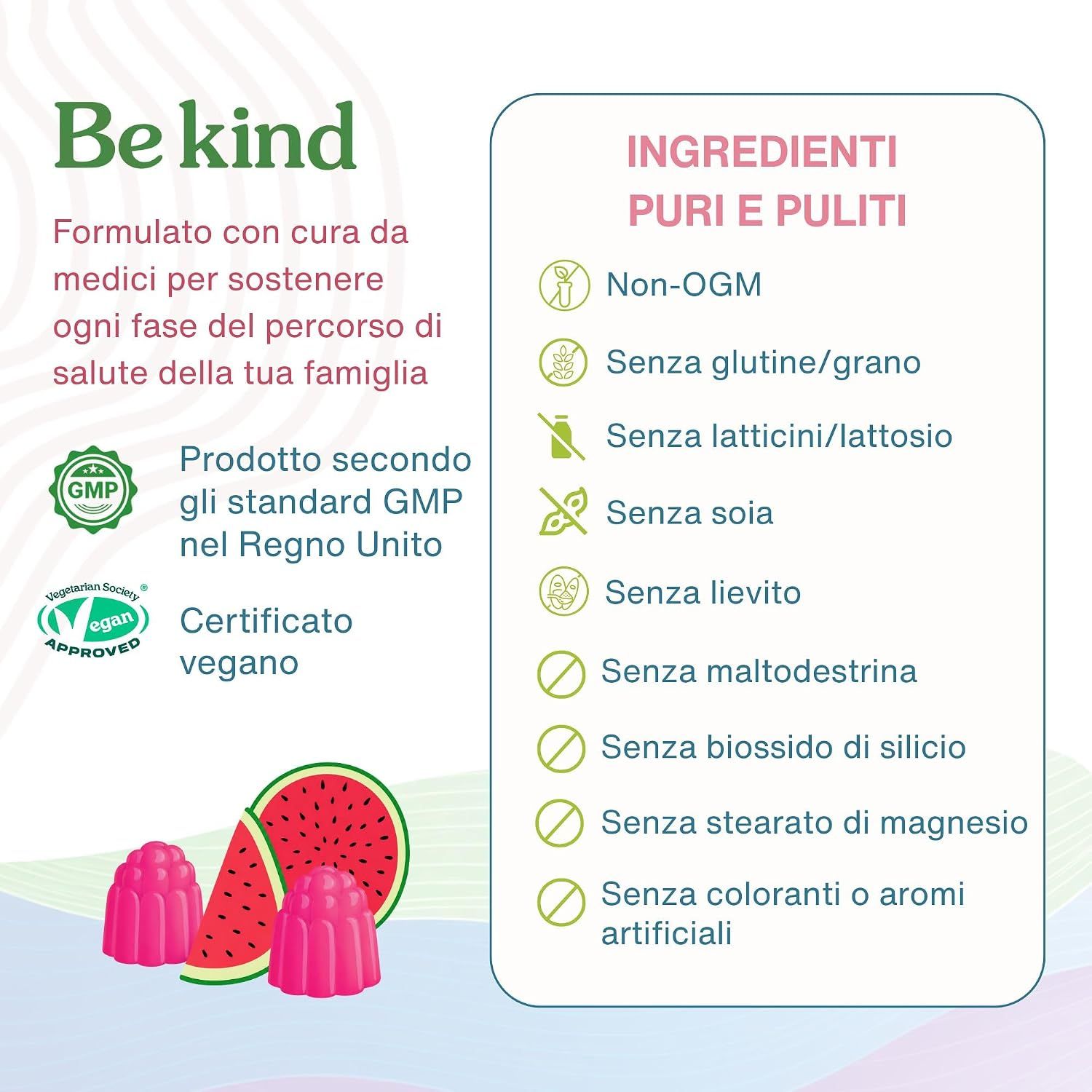 Igennus Calm Magnesium Gummies: Ingredienti puri e puliti, vegan.