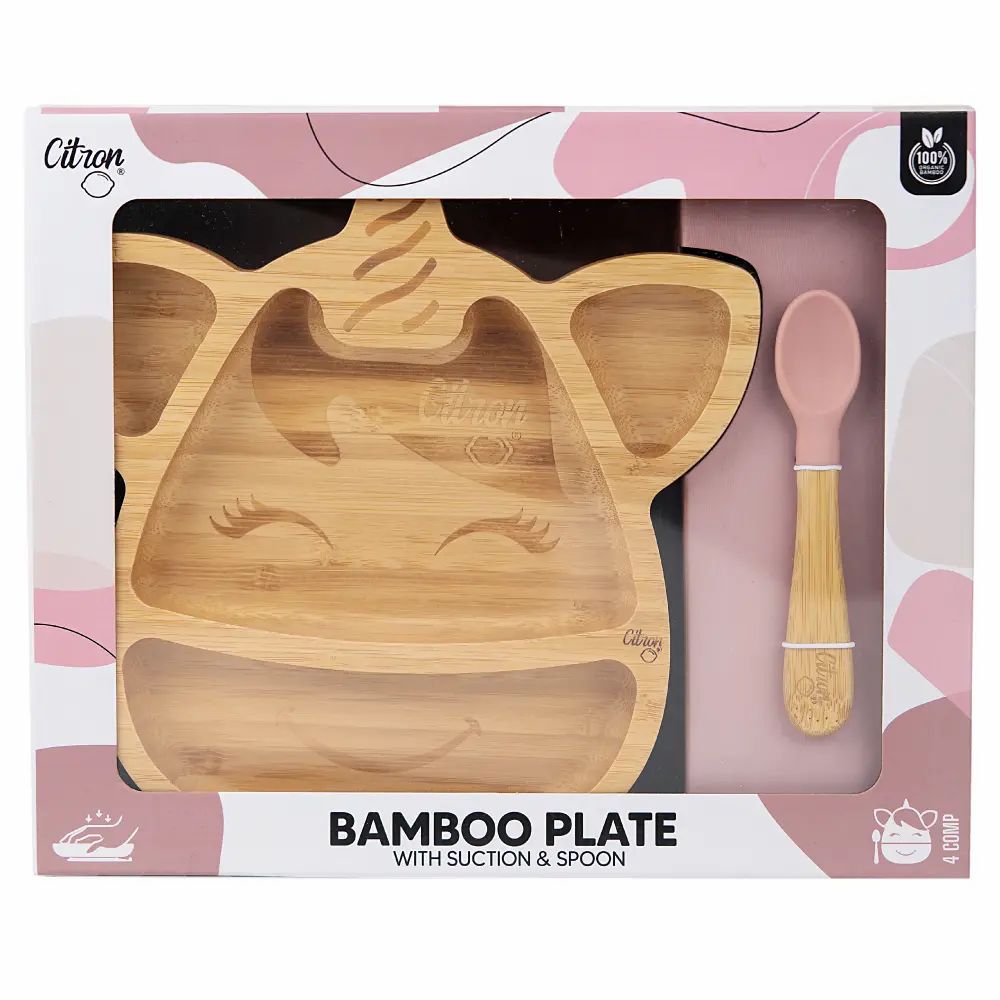 Citron Piatto in Bamboo Unicorno