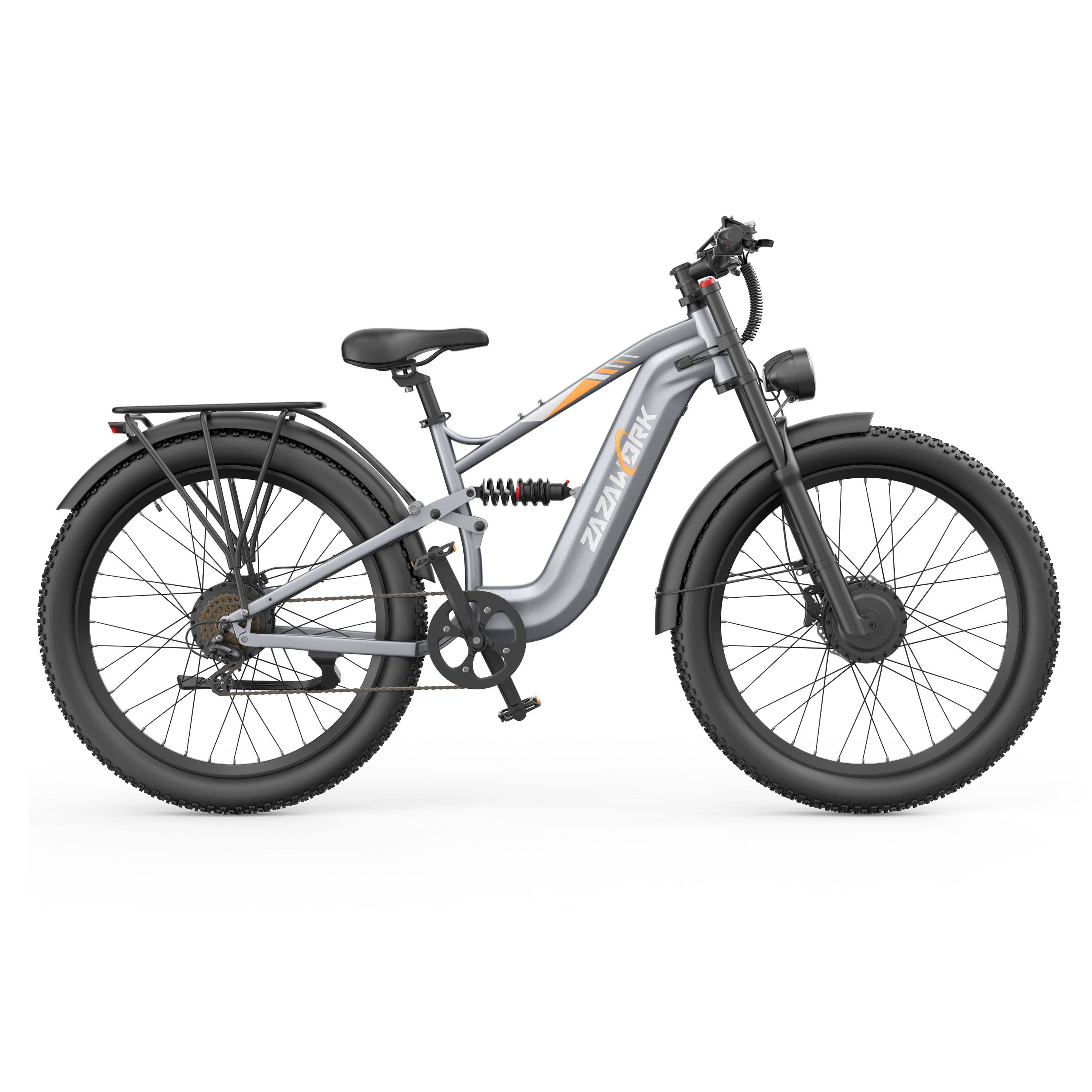 ZAZAWORK CF500 PRO Bicicletta elettrica fuoristrada con batteria da 48 V 20 Ah