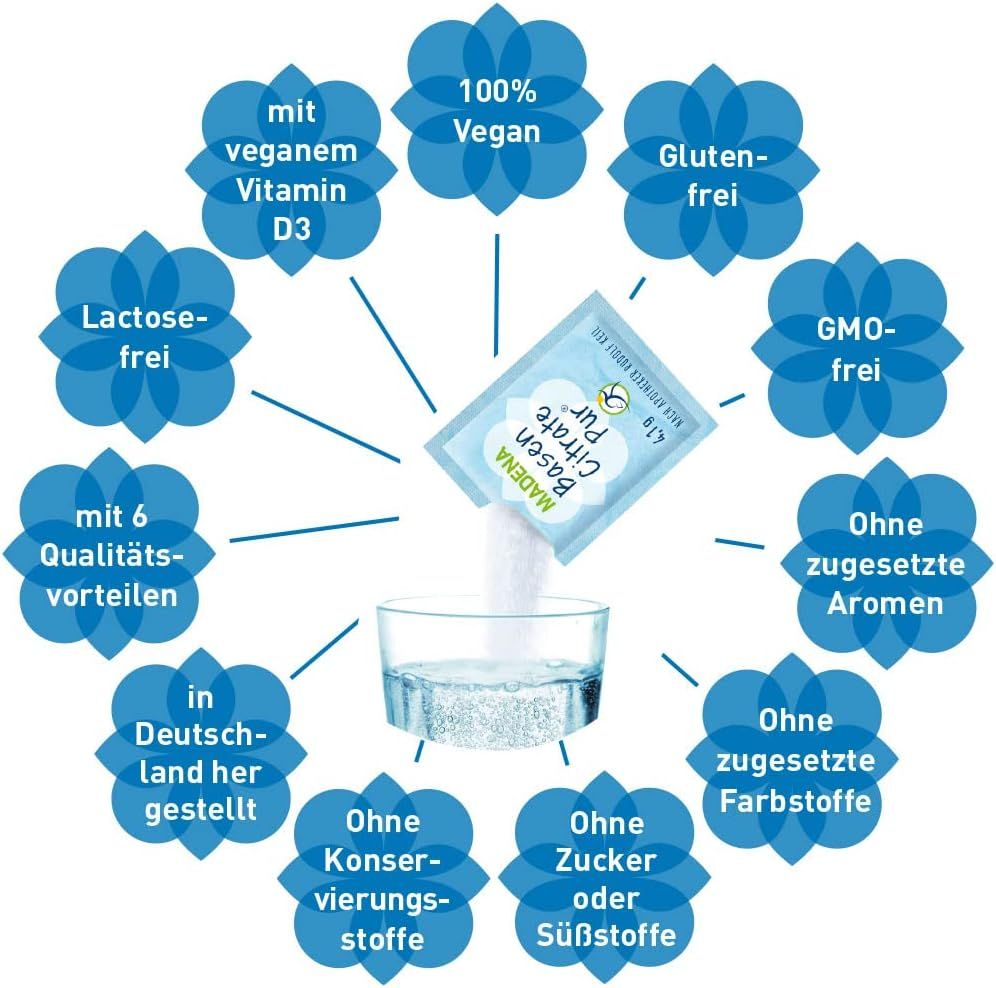 La bustina di prodotto si scioglie in acqua. 100% vegano, senza glutine, senza lattosio, senza zucchero, senza aromi, senza conservanti.