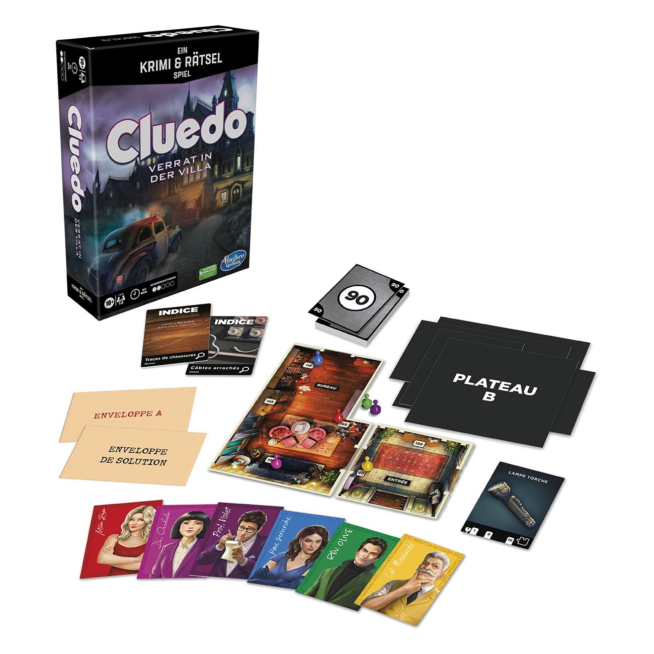 Hasbro Cluedo Betrayal in Villa, Board Game