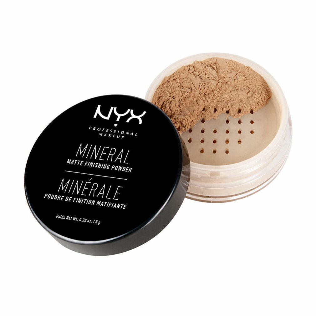 nyx Professional Makeup mineral polvere di finitura opaca #media/scura r