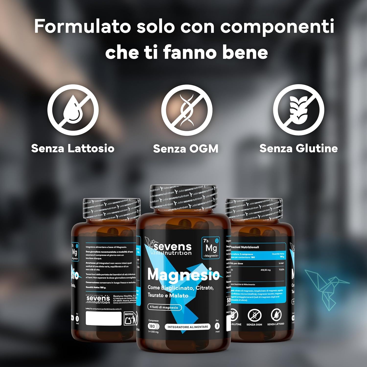 SEVENS NUTRITION Compresse Complesso di Magnesio