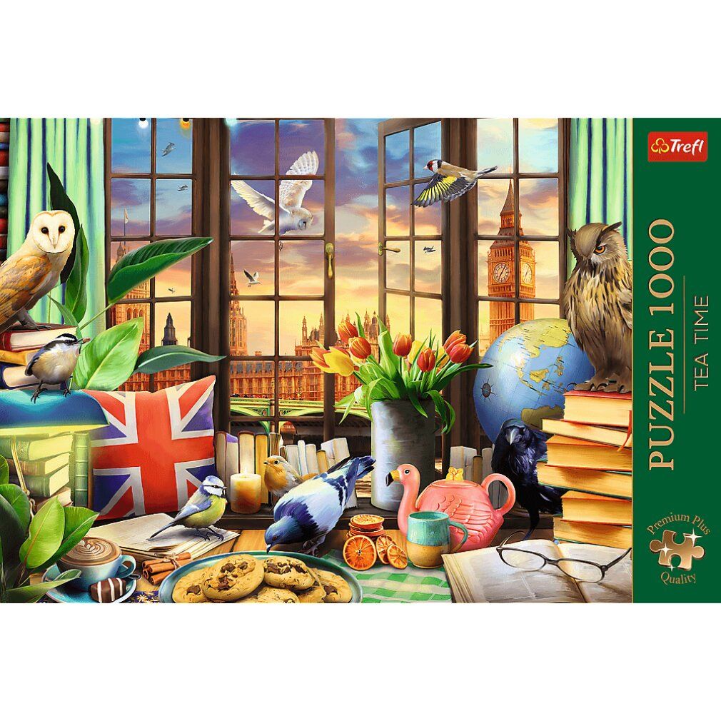 trefl Puzzle Premium Plus Tea Time: All British 1000 pezzi