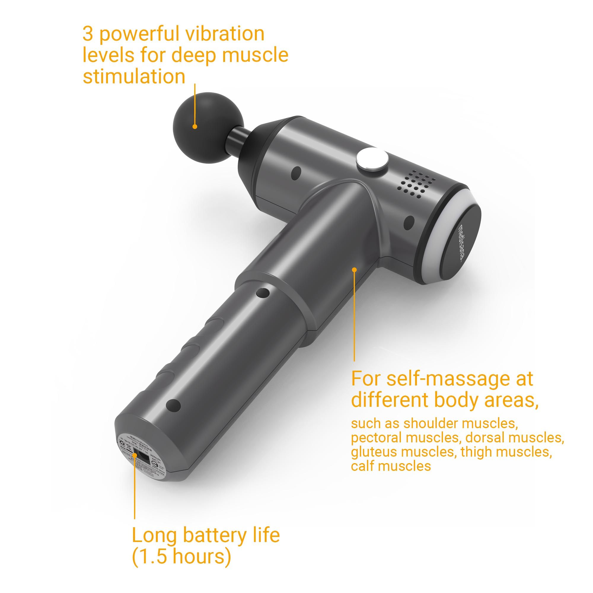 medisana MG 500 Pro Pistola per massaggio