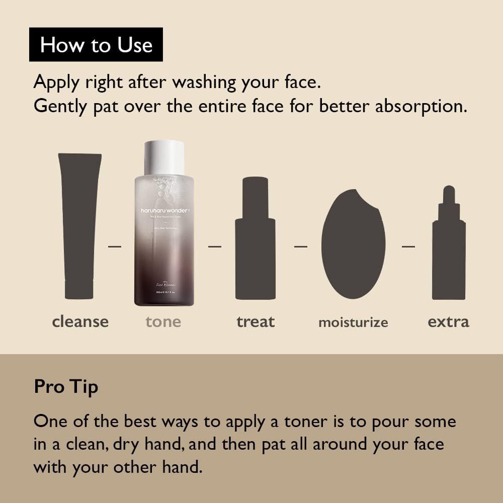 Haruharu Wonder Toner al Riso Nero e Acido Ialuronico