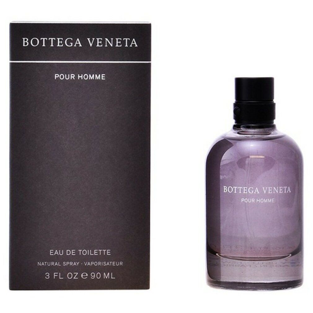 Bottega Veneta Pour Homme Eau de Toilette. Flacone e confezione. 3 FL OZ 90 ml.