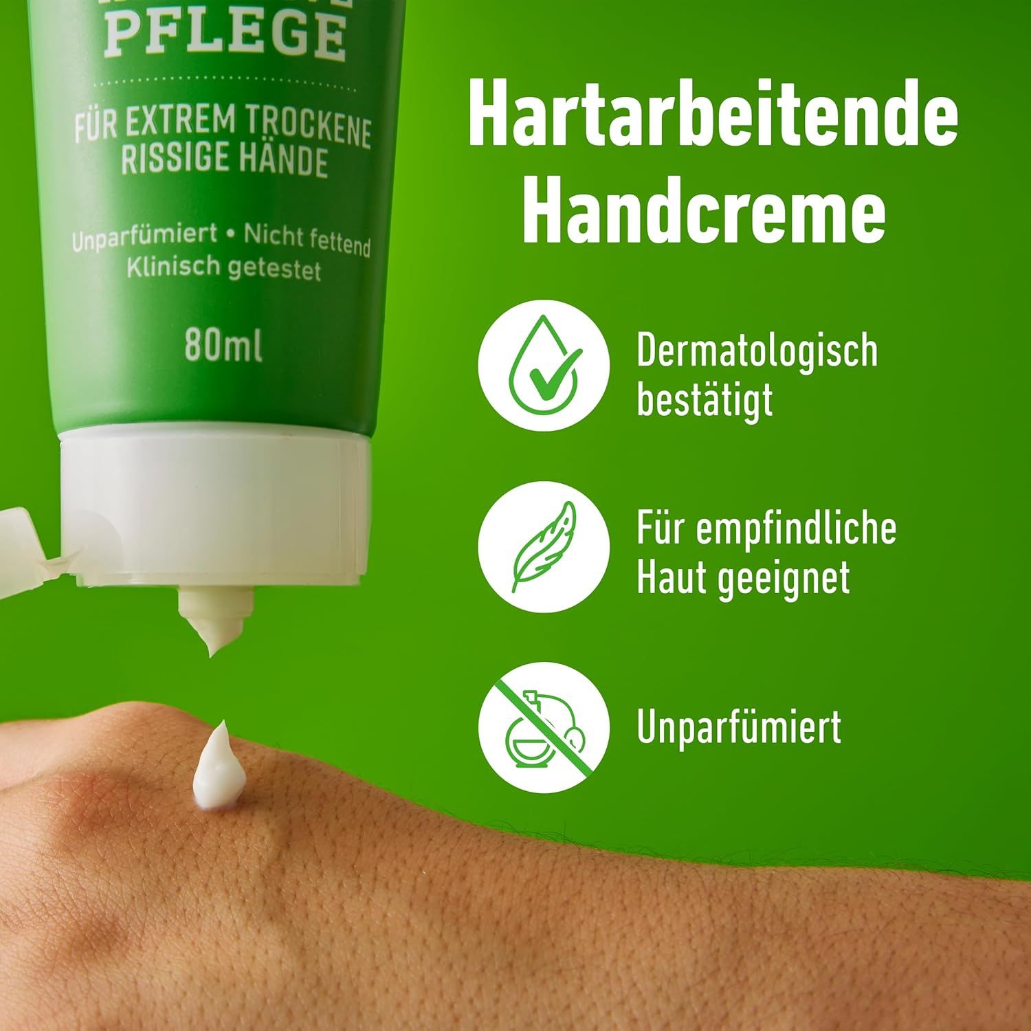O'Keeffe's Working Hands Crema mani: Testato dermatologicamente, per pelli sensibili, senza profumo.