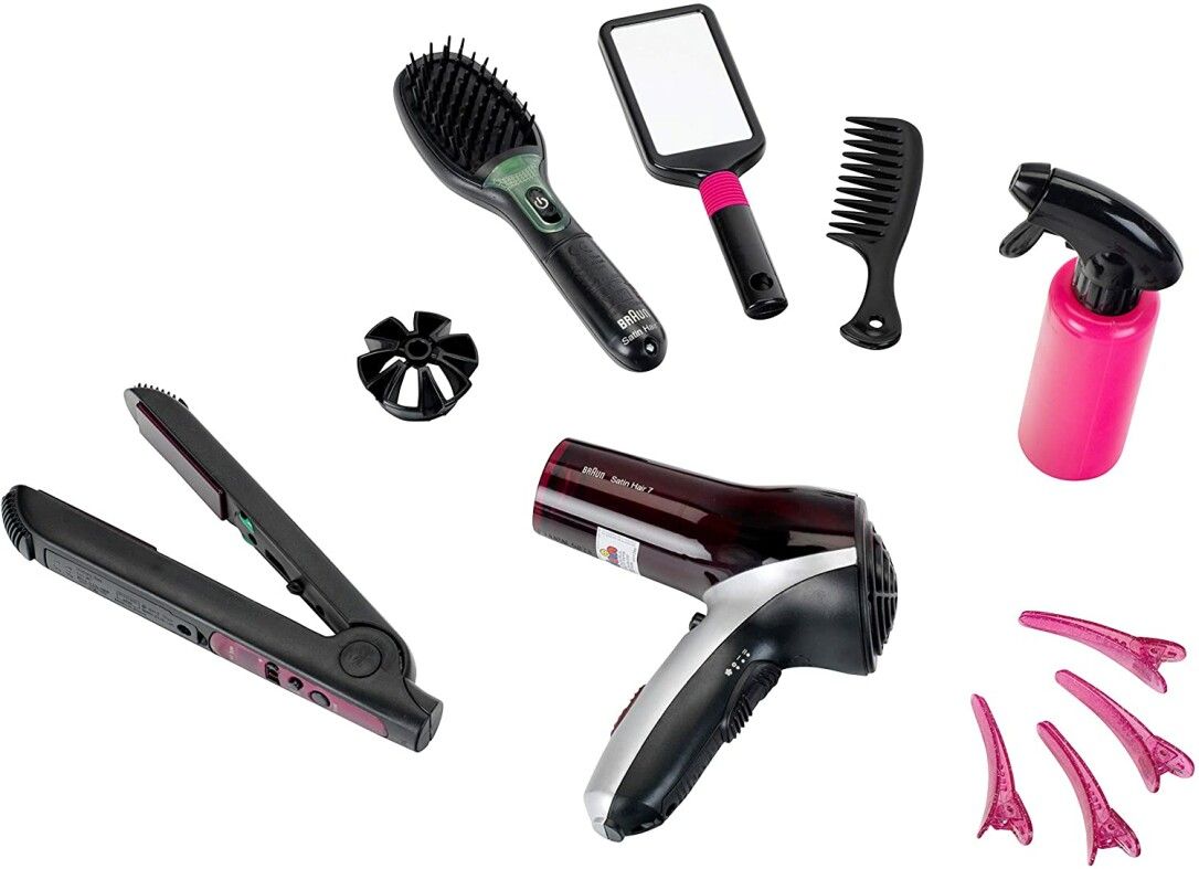 Mega set da parrucchiere Braun (nero/rosa)
