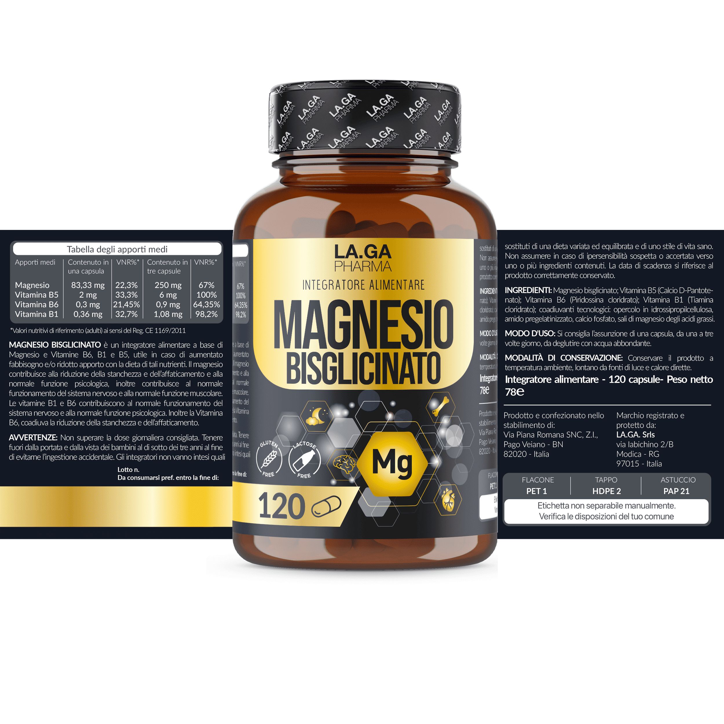 LA.GA Offerta Sport Recupero – Creatina + Magnesio + Asciugamano Omaggio