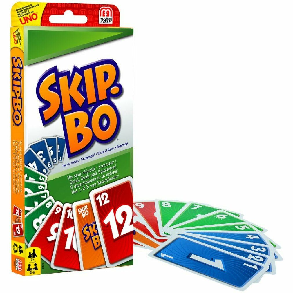 Giochi Mattel Skip-Bo, gioco di carte