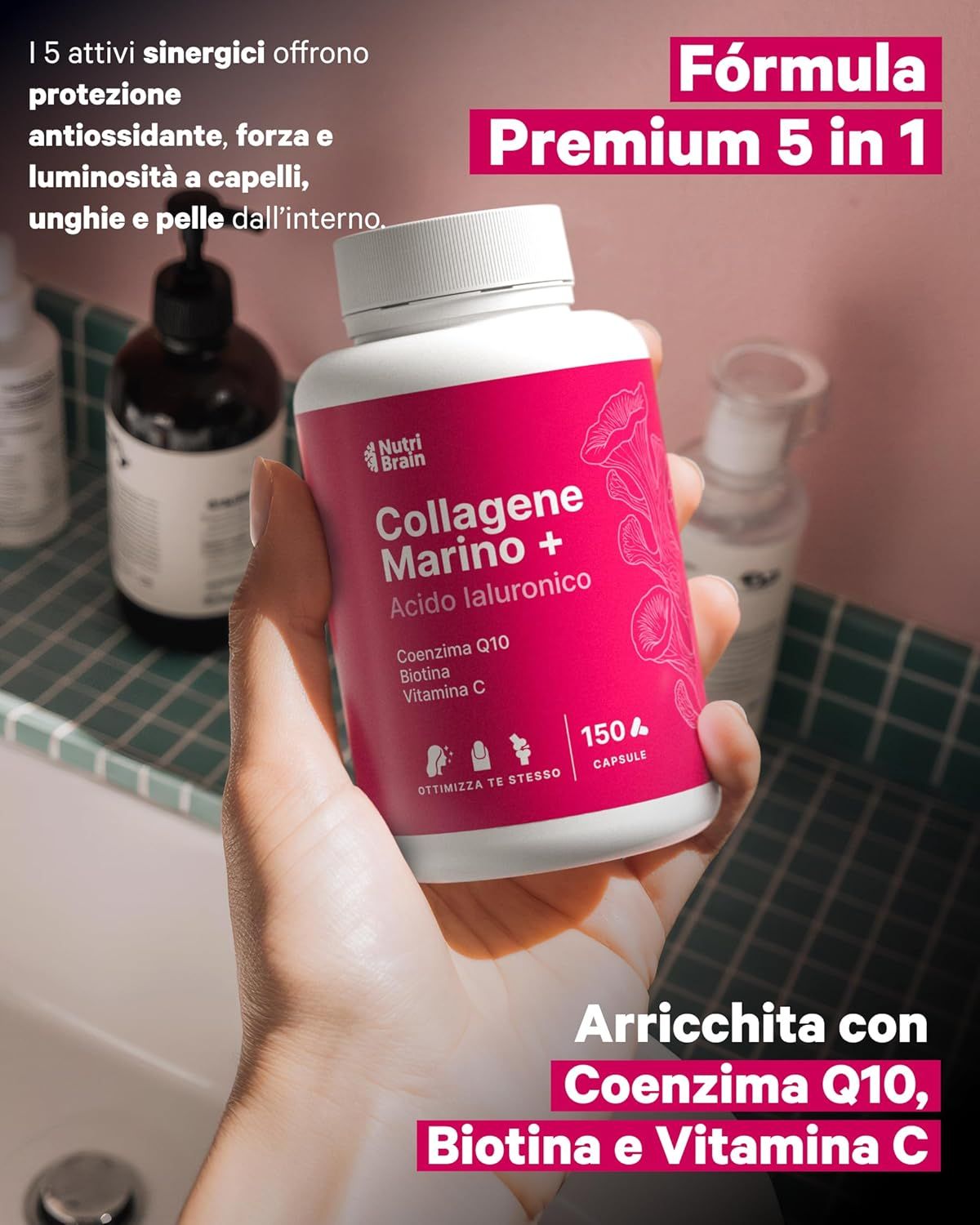 NUTRIBRAIN Collagene Marino Puro Capsula