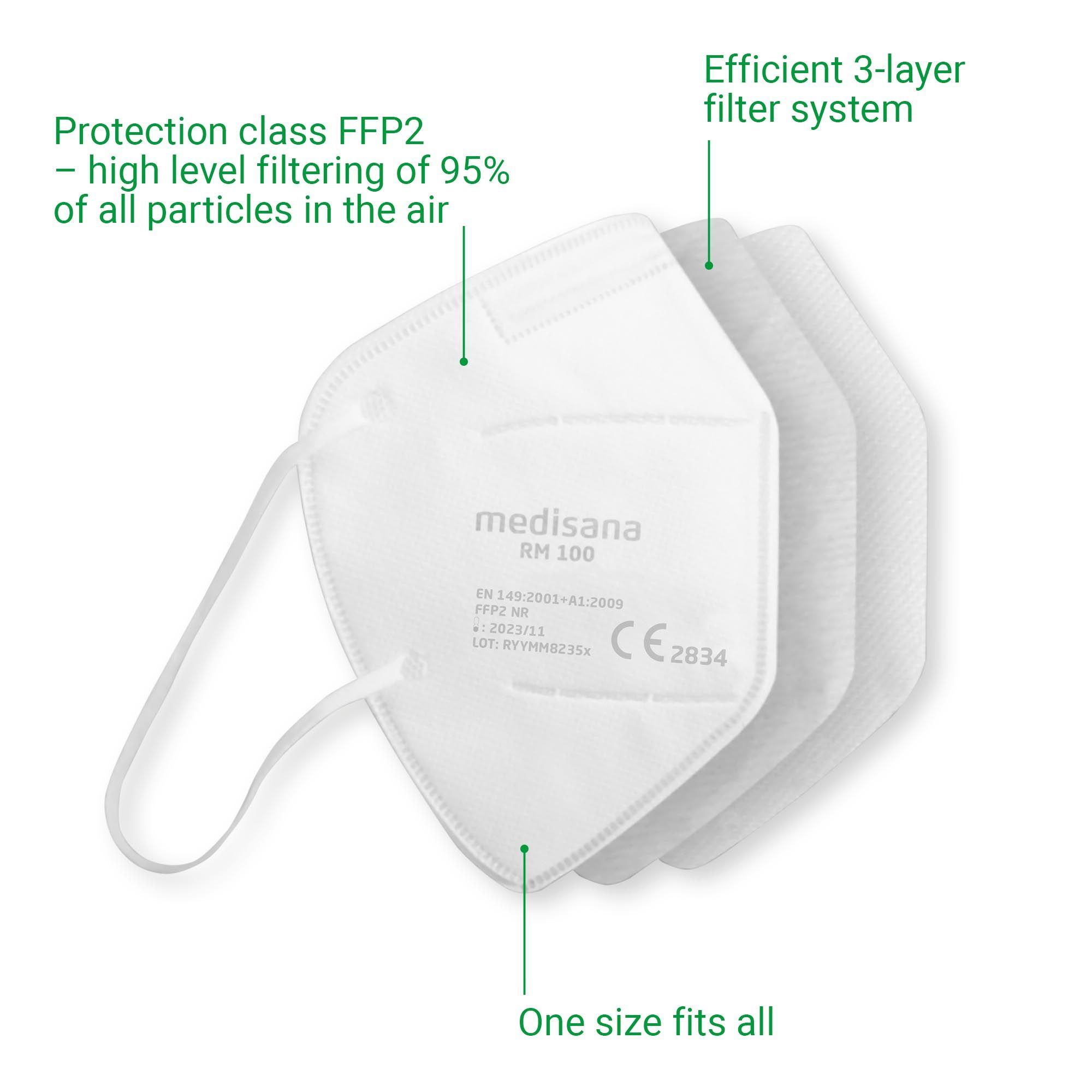 medisana RM 100 FFP2 maschera respiratoria