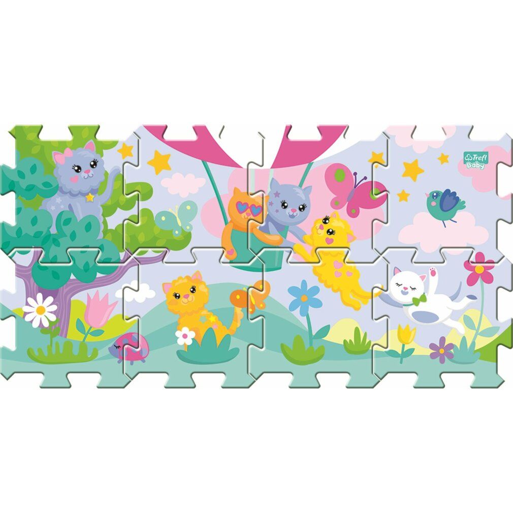 Puzzle di schiuma trefl Gattini dispettosi