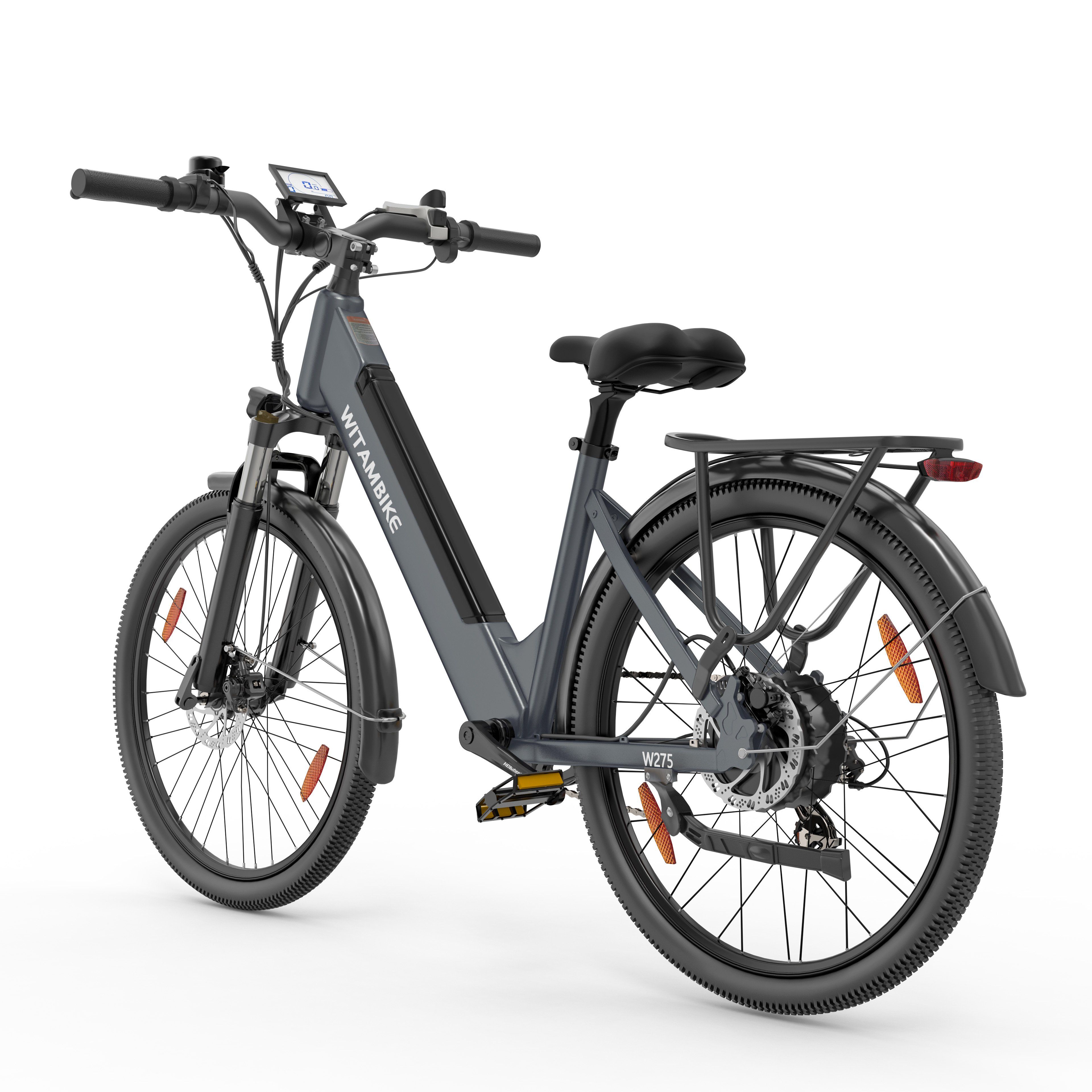 WITAMBIKE W275 Bicicletta elettrica da pendolare, 36V 13AH, pneumatici 27,5" x 2.10