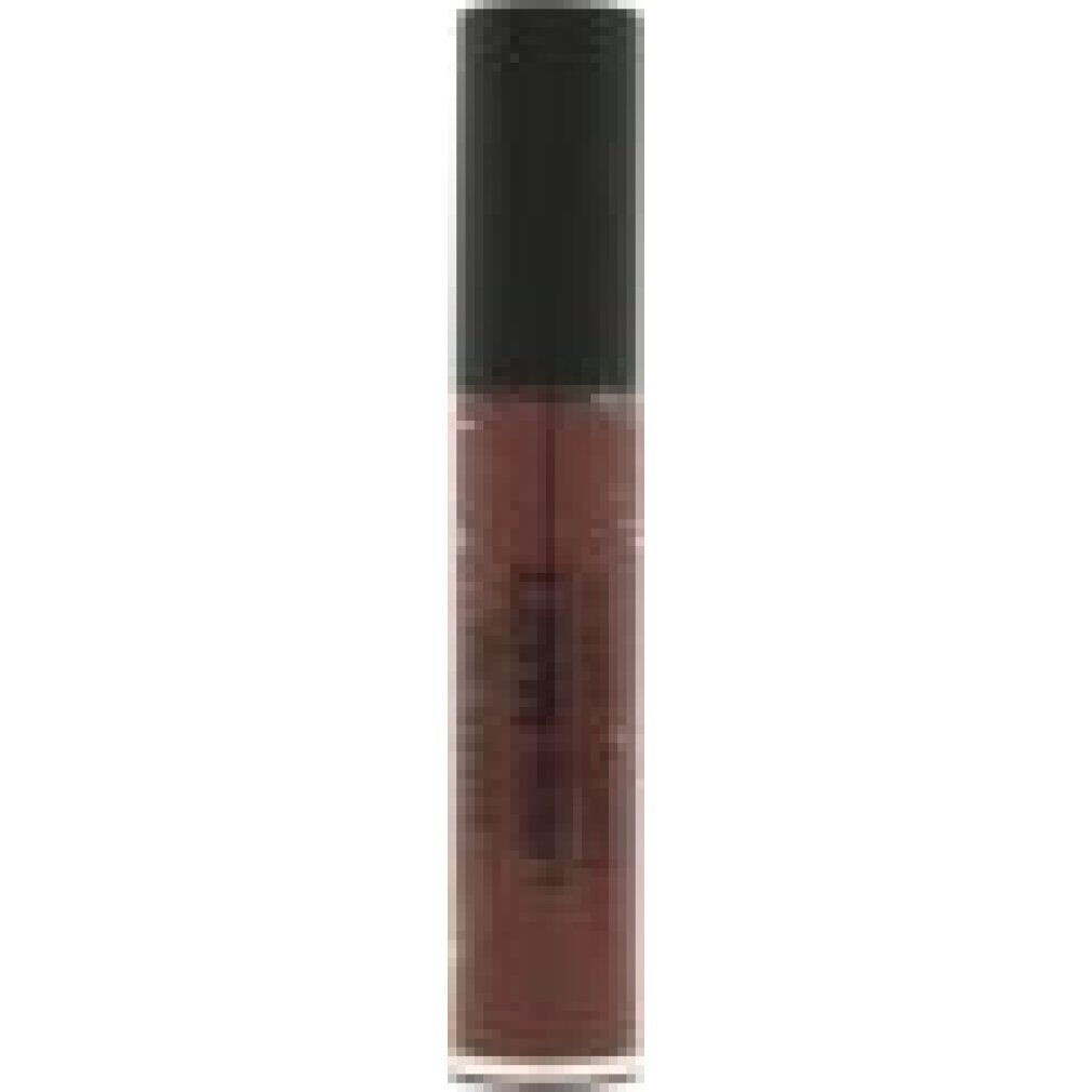 Rossetto liquido chiuso. Tappo nero, nome del prodotto visibile. Colore rosso scuro.