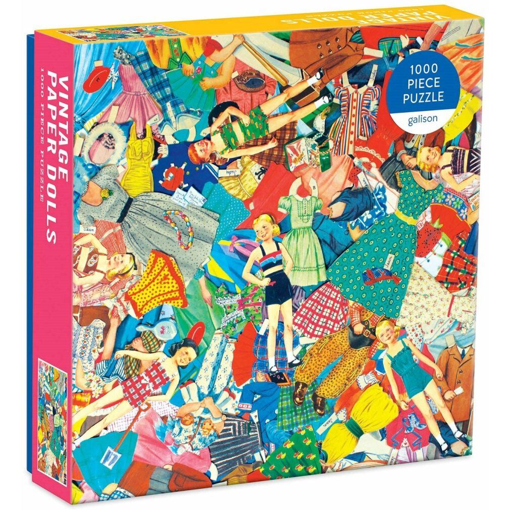 Puzzle di bambole di carta galison 1000 pezzi