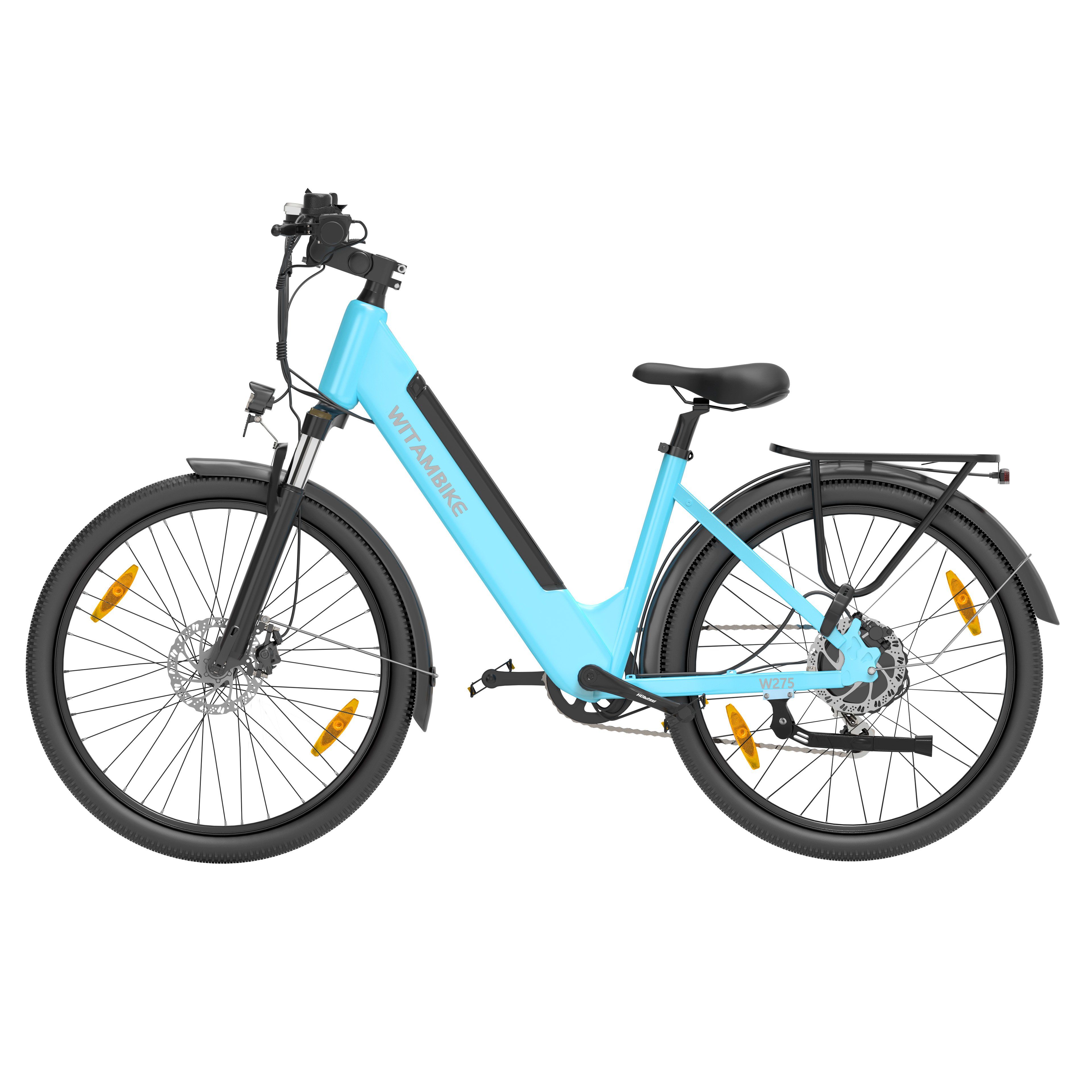 WITAMBIKE W275 Bicicletta elettrica da pendolare, 36V 13AH, pneumatici 27,5" x 2.10