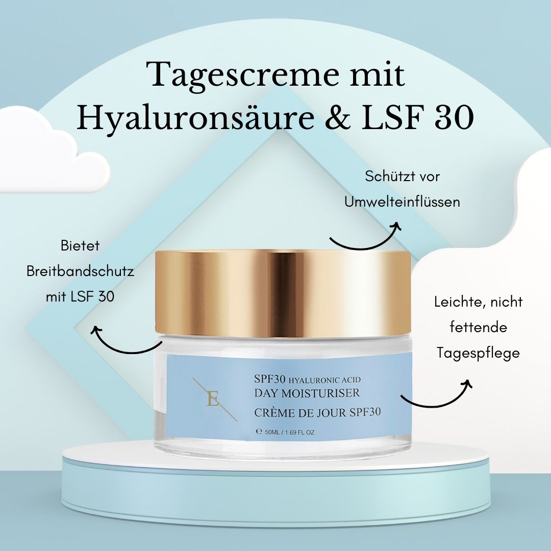 ErthSkin London Crema da giorno all'acido ialuronico SPF 30