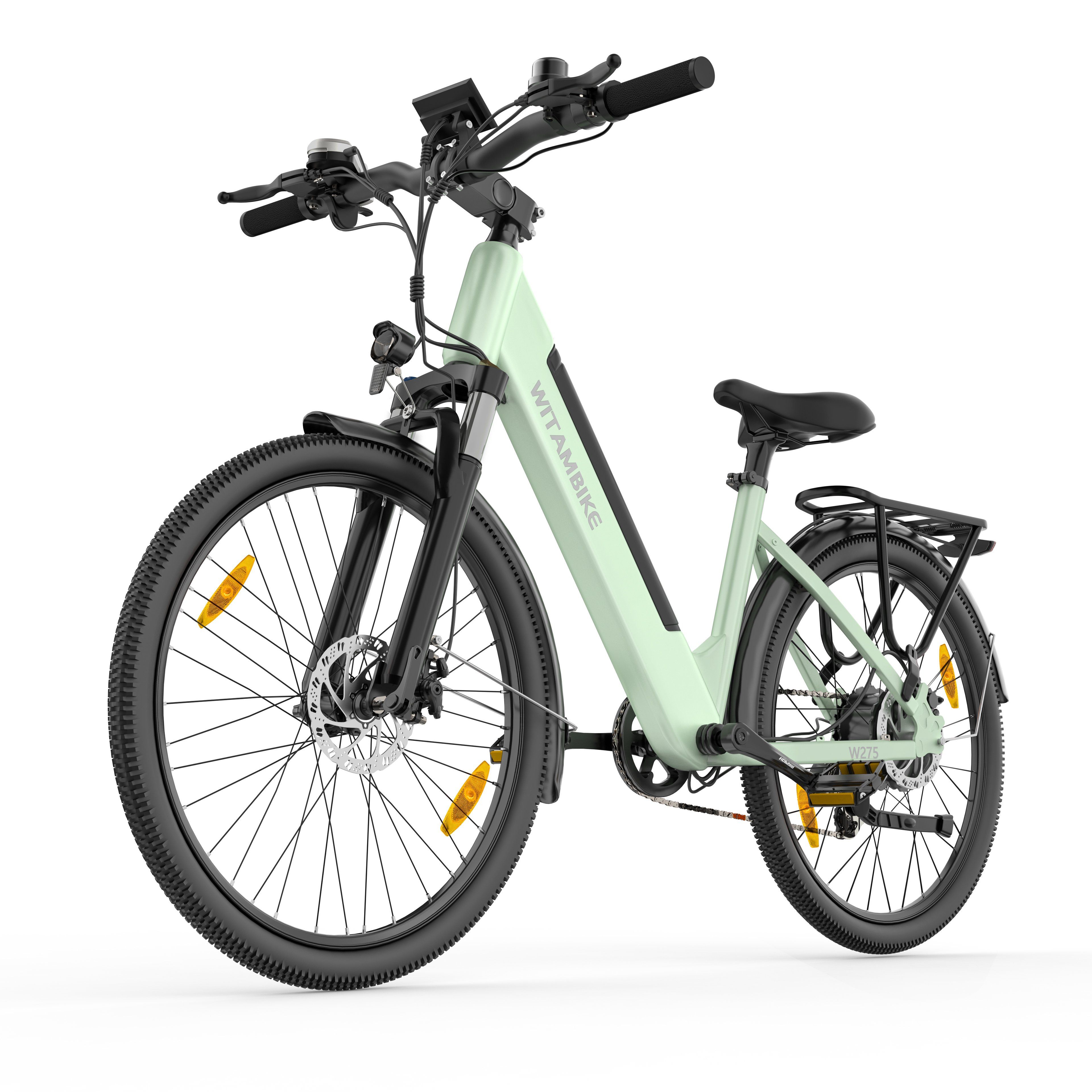 WITAMBIKE W275 Bicicletta elettrica da pendolare, 36V 13AH, pneumatici 27,5" x 2.10