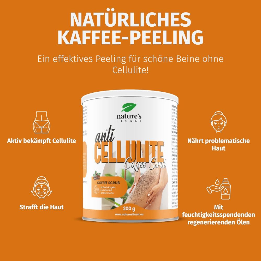 Nature's Finest ANTI CELLULITE SCRUB AL CAFFÈ