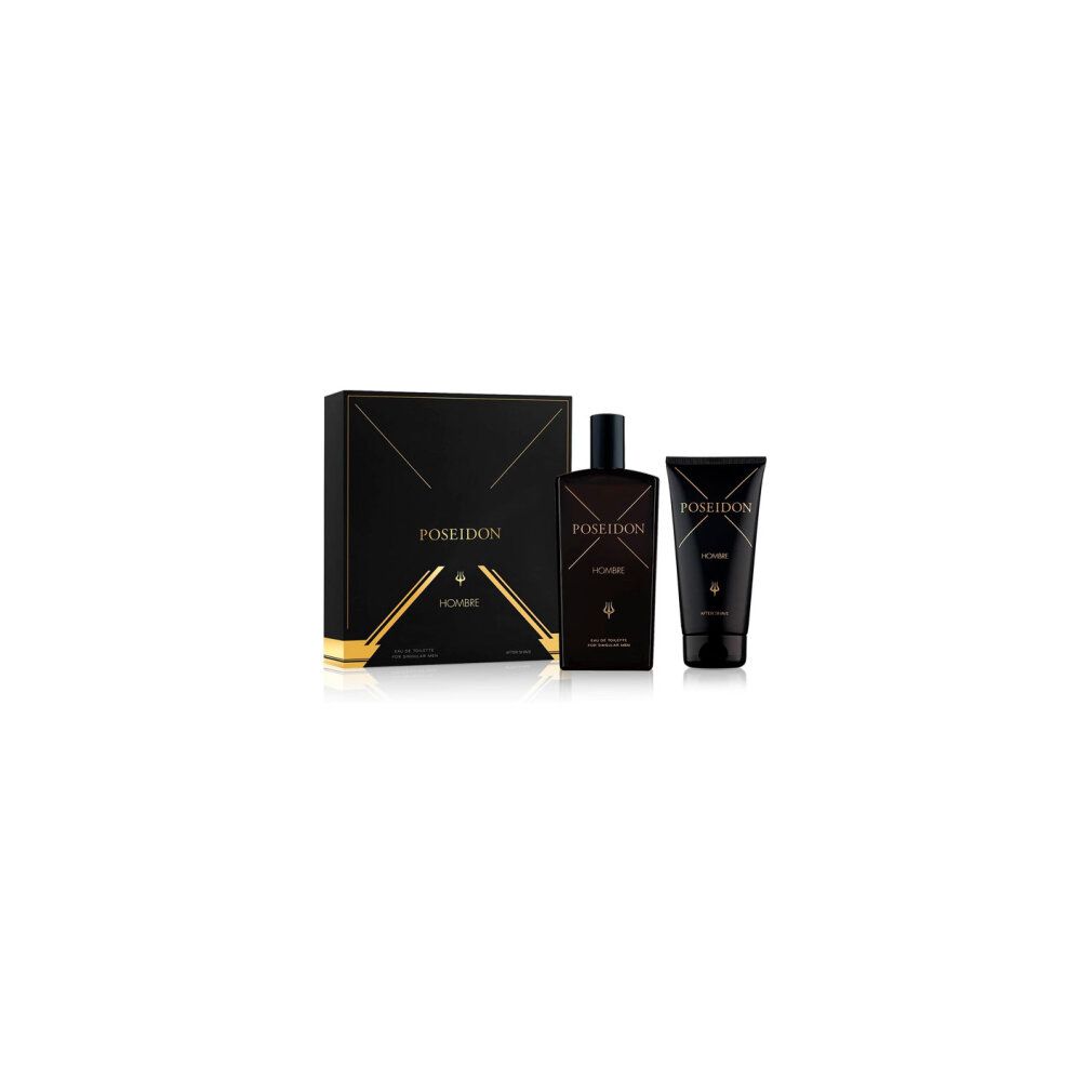 Set Poseidon Hombre: Eau de Toilette e Dopobarba in confezione regalo nera.