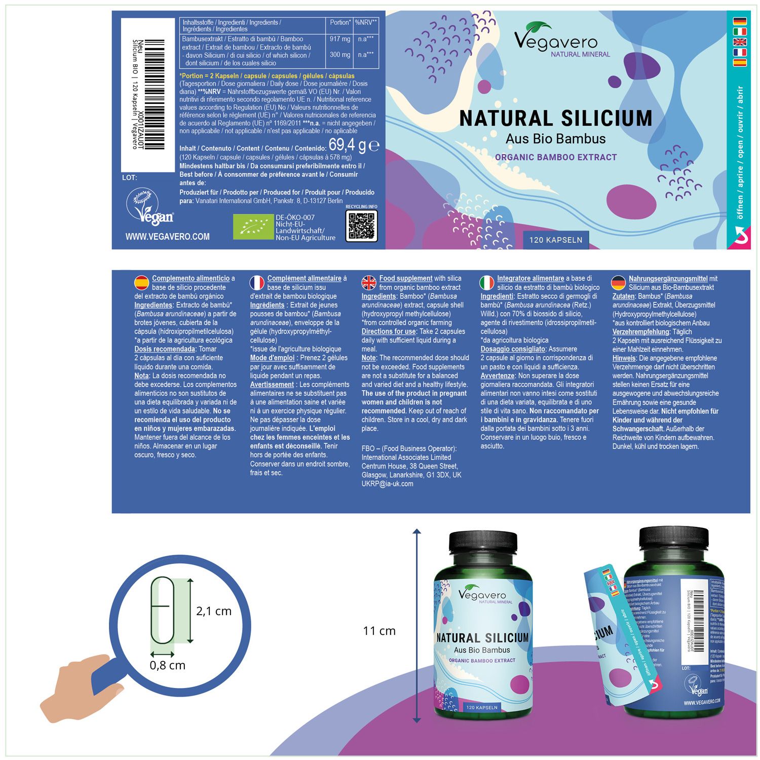 VEGAVERO Silicio Naturale BIO