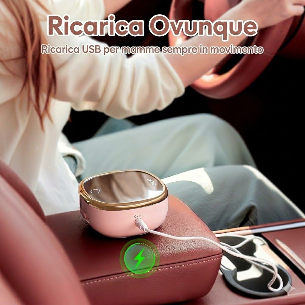Tiralatte elettrico rosa NCVI