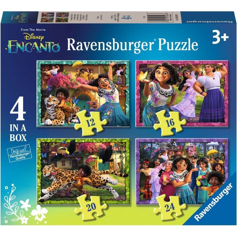 ravensburger Puzzle Encanto 4in1 (12, 16, 20, 24 pezzi)