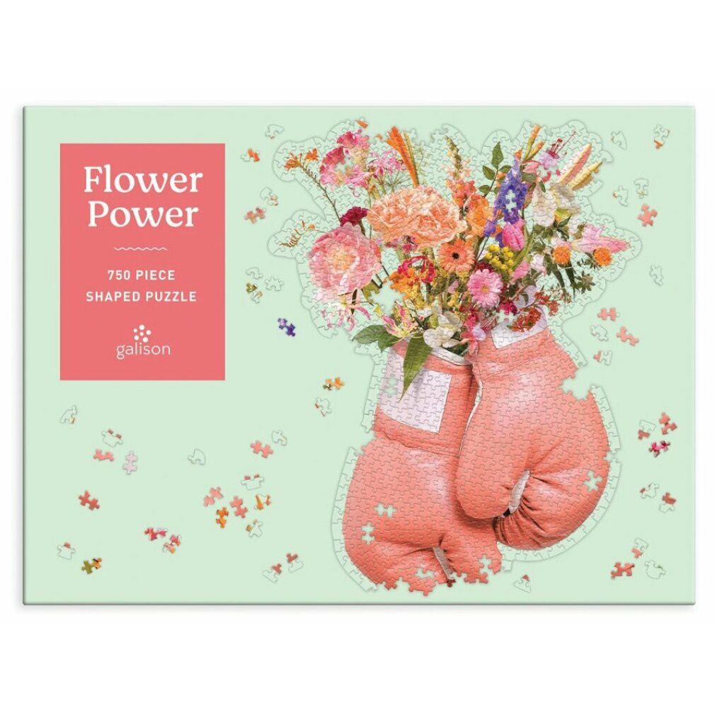 galison Puzzle di forme Il potere dei fiori 750 pezzi