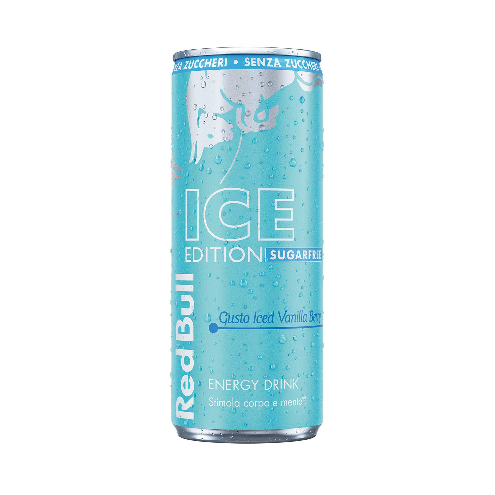 Red Bull Energy Drink, Gusto Iced Vanilla Berry Sugarfree, 250 ml