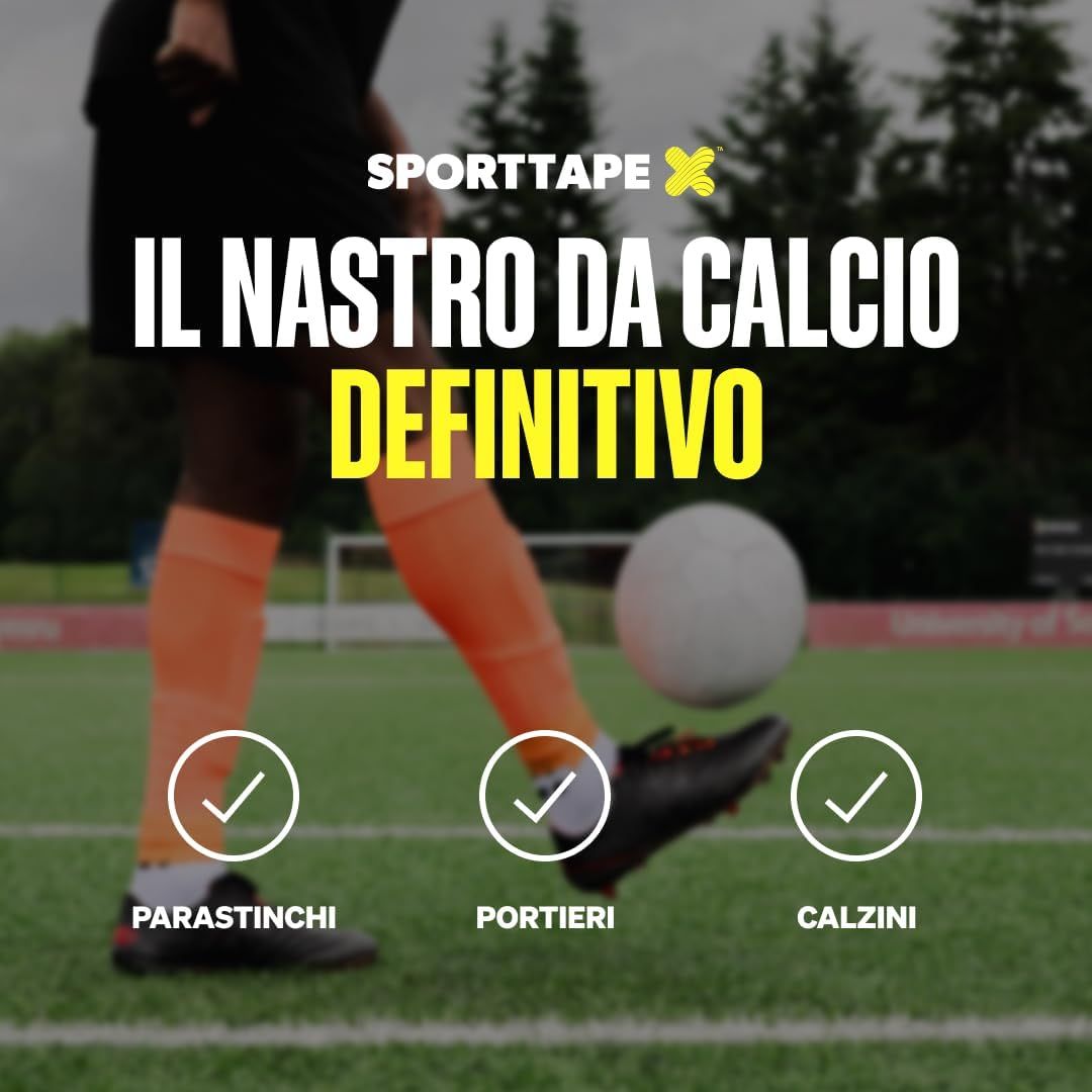 SPORTTAPE Bendaggio Autoadesivo - 5 cm x 4,5 m Arancione