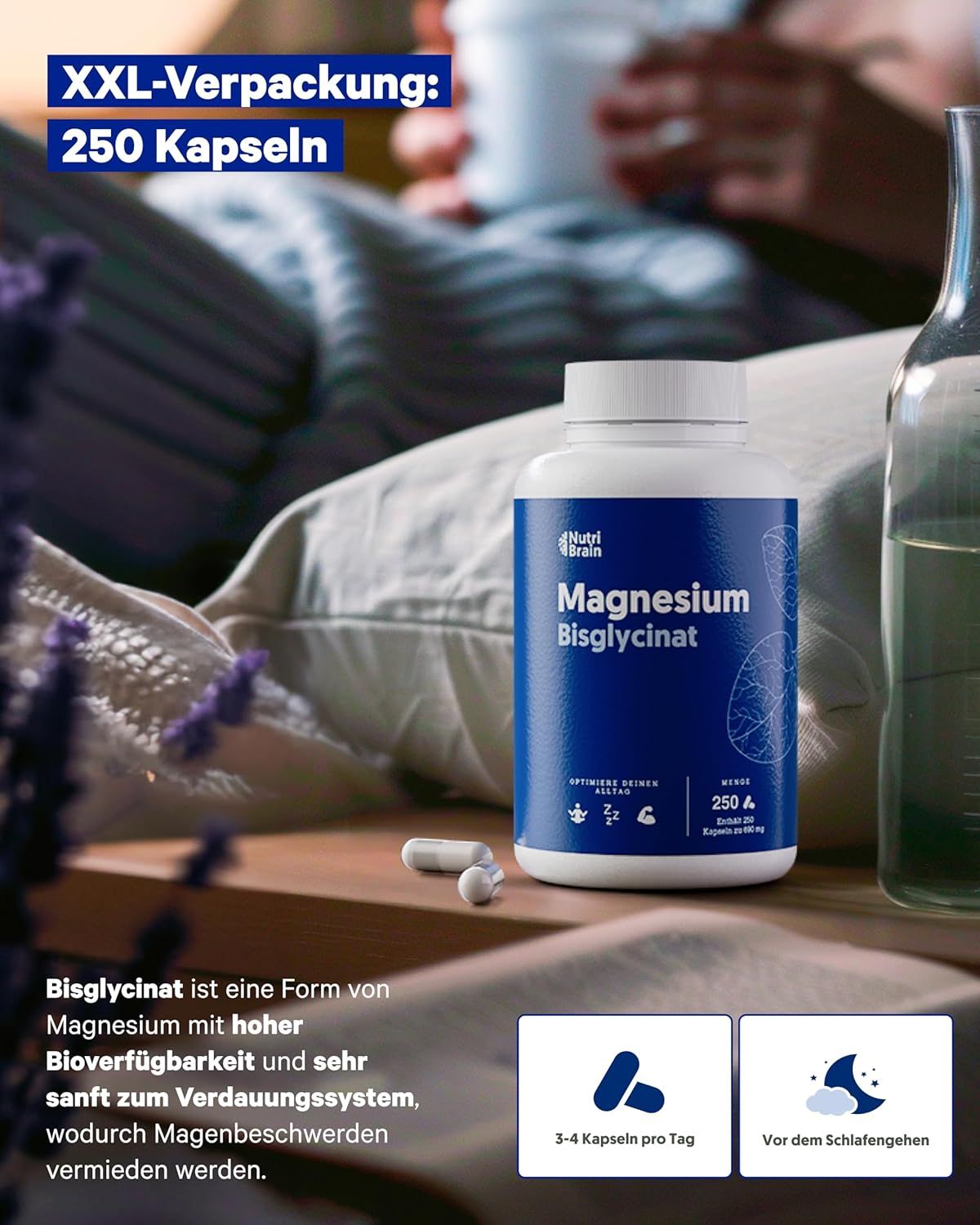 NUTRIBRAIN Capsula di Magnesio Bisglicinato